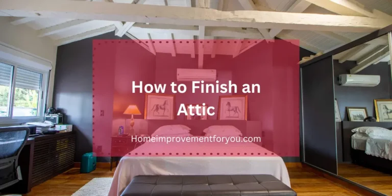 How to Finish an Attic